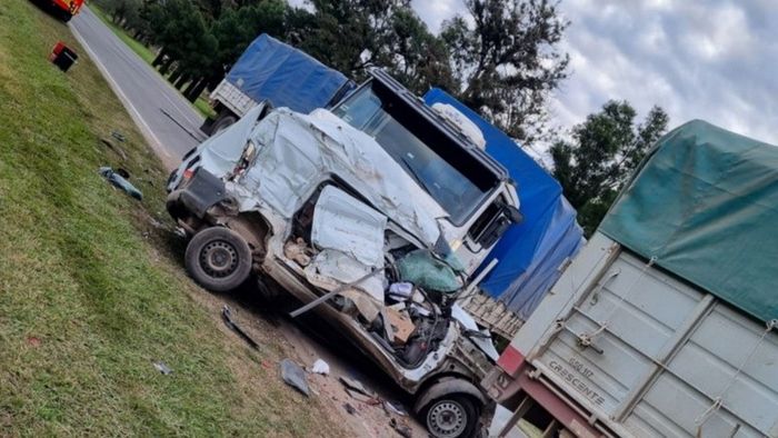 Fatal accidente en Ruta 14: Un muerto y tres heridos en choque múltiple
