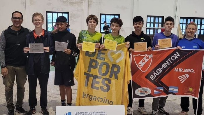 El badminton de Pergamino compitió en Entre Ríos