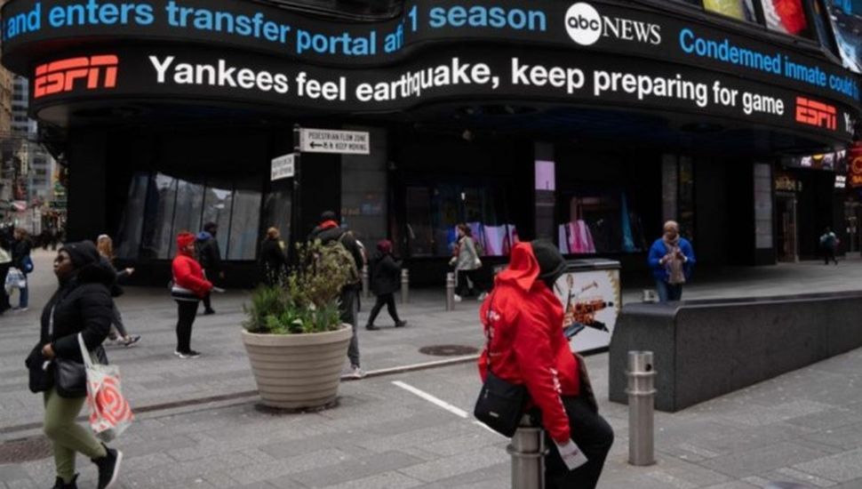 Un inusual sismo causó pánico en Nueva York