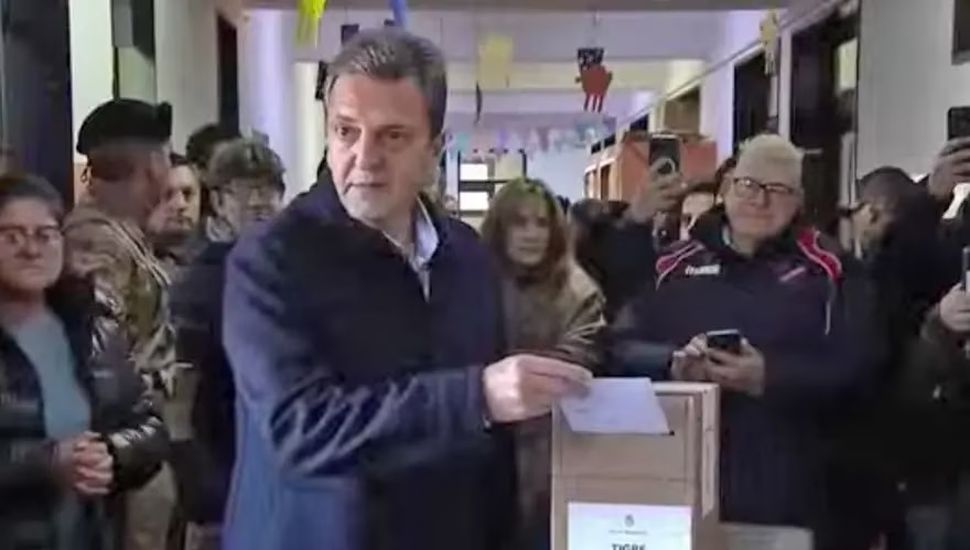 Sergio Massa: "Es muy importante que la gente vaya a votar"