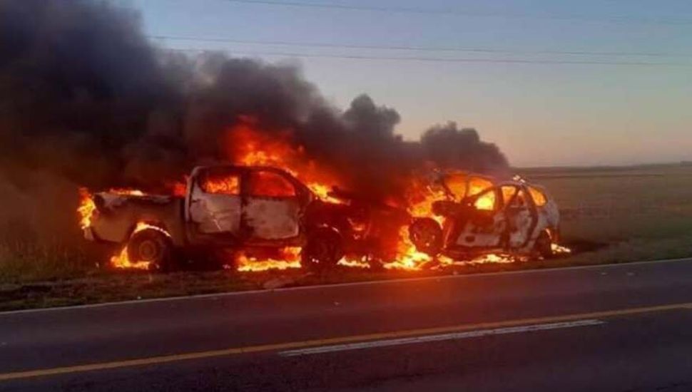 Dos efectivos de seguridad fallecieron en un accidente en la Ruta Nacional Nº 5