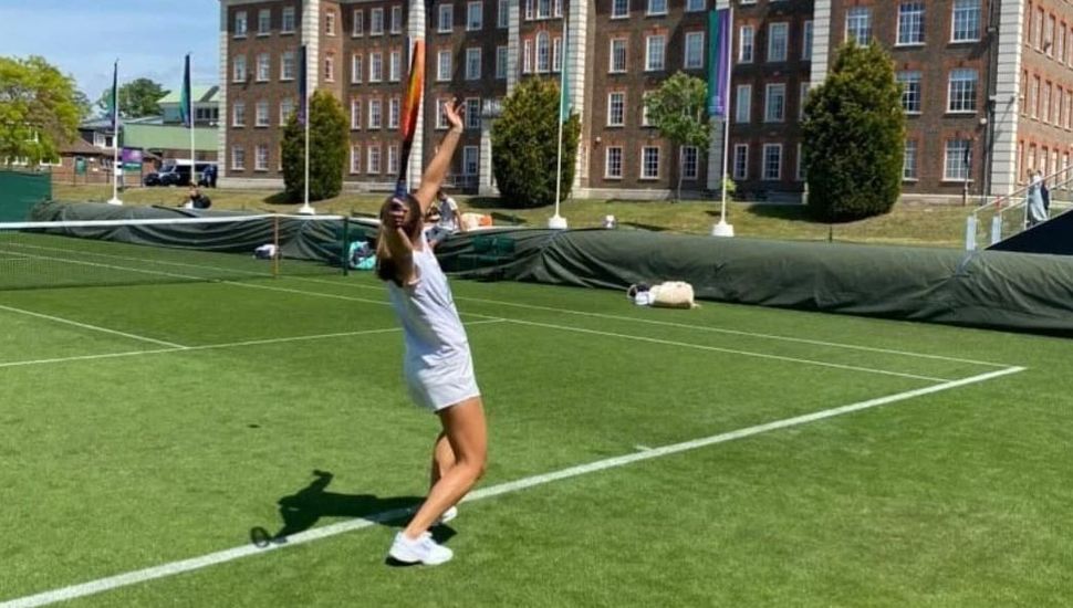 Julia Riera con la mente puesta en su debut en Wimbledon