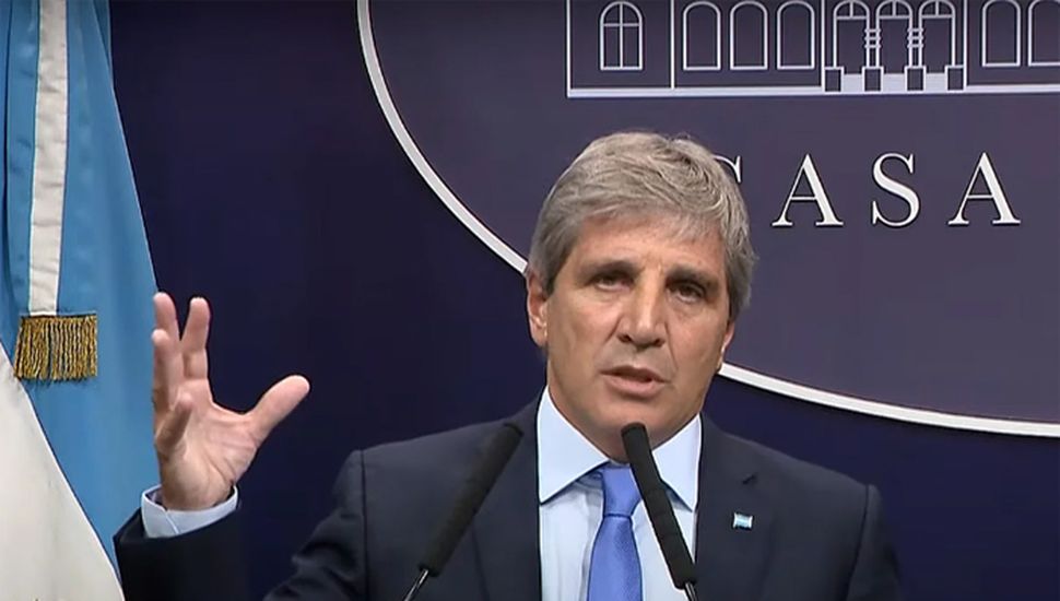 Luis Caputo desmintió un rescate financiero