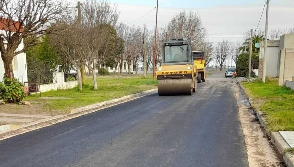 Finalizaron los trabajos de pavimentación y bacheo en Alfonzo