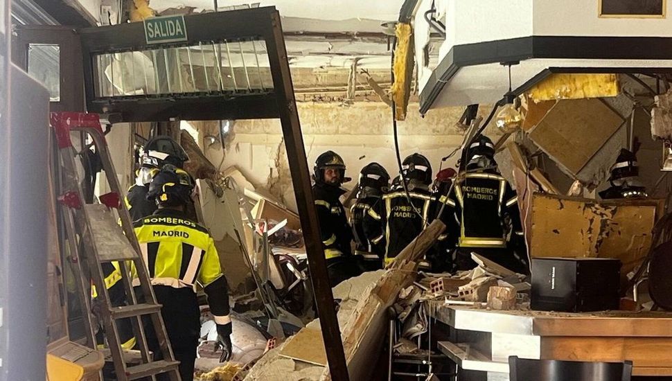 Una explosión en un bar de Madrid deja varios heridos