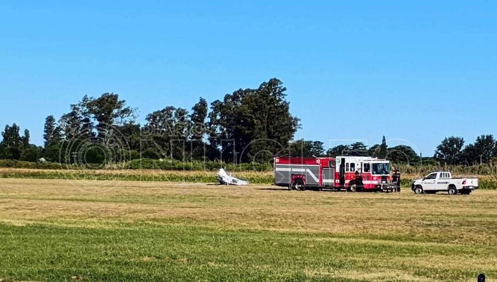 Tragedia en el Aeroclub: se estrelló una aeronave