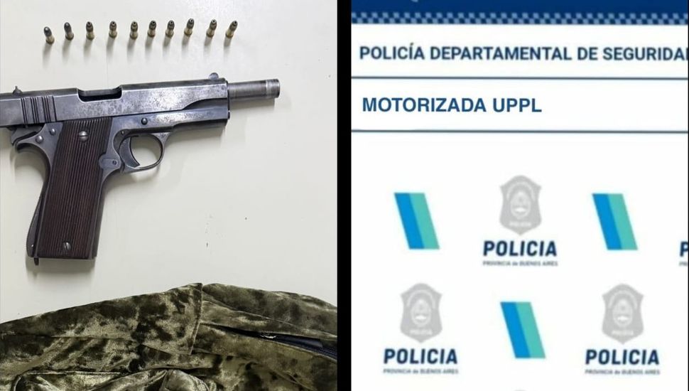 Detienen a un joven armado tras intensa fuga en moto