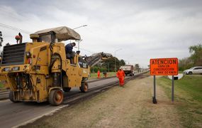 Iniciaron las obras de repavimentación en la Avenida Pellegrini