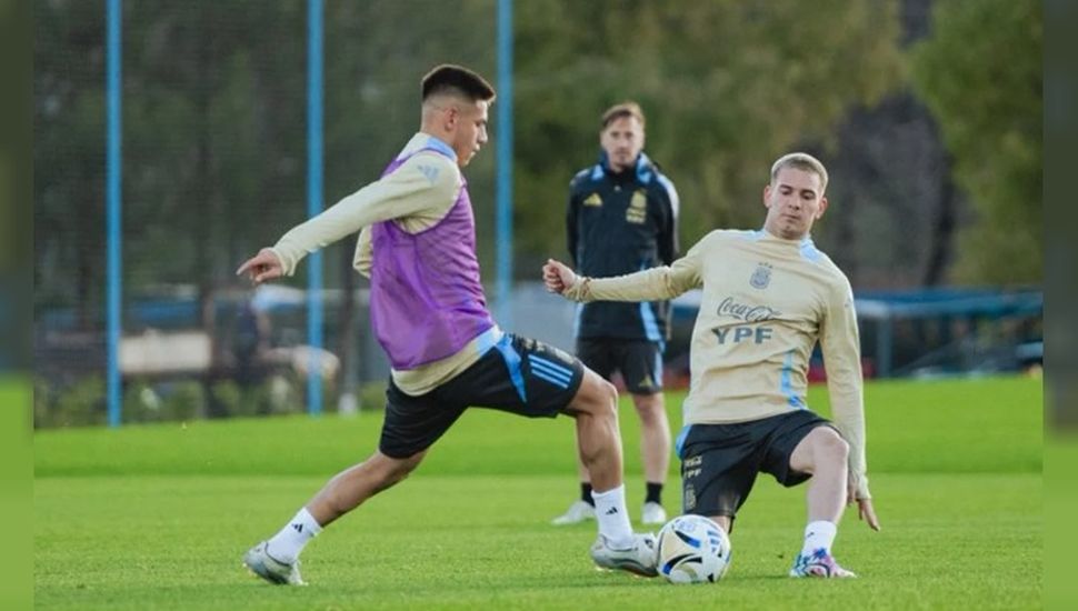 La Selección Argentina ya se entrenó con la mirada puesta en Venezuela y Ecuador