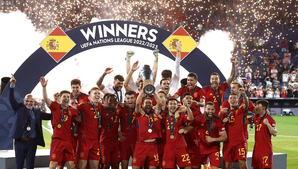 España venció a Croacia se consagró campeón de la UEFA Nations League