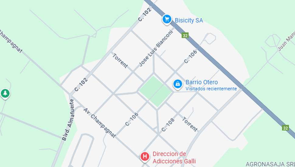 Otero: el barrio de las diagonales