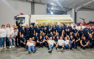 Los Bomberos Voluntarios de Rojas festejaron 68 años de servicio