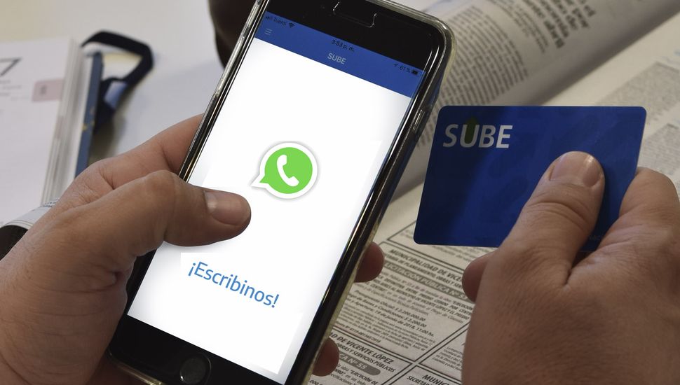 El saldo de la SUBE podrá consultarse a través de WhatsApp