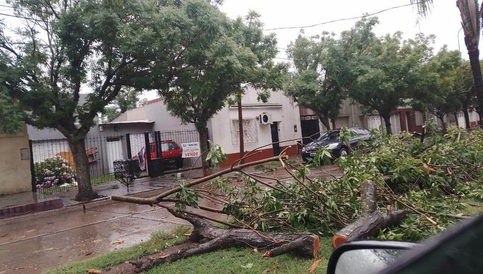 Las consecuencias que dejó el temporal en el Partido Pergamino