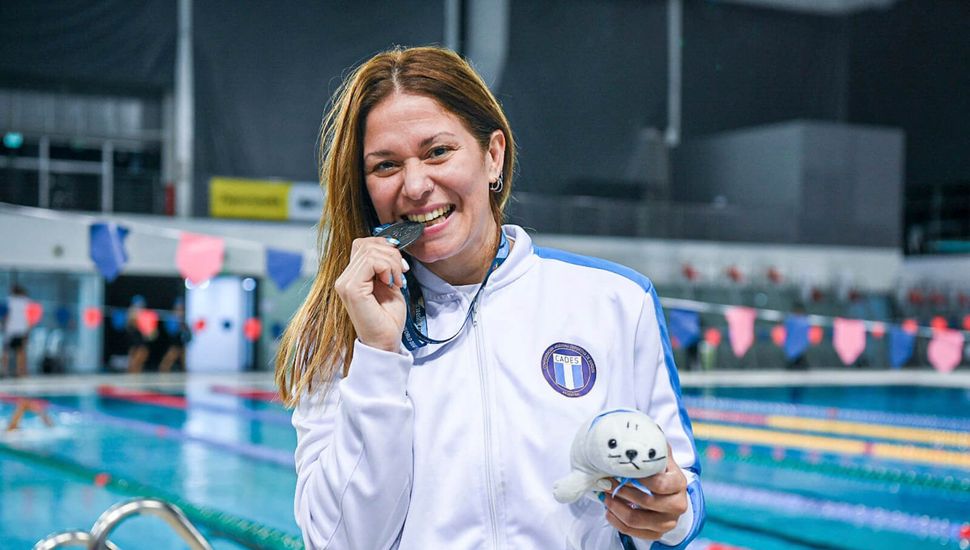 La argentina Diana Valentini obtuvo medalla de plata en Mundial de Natación para Sordos