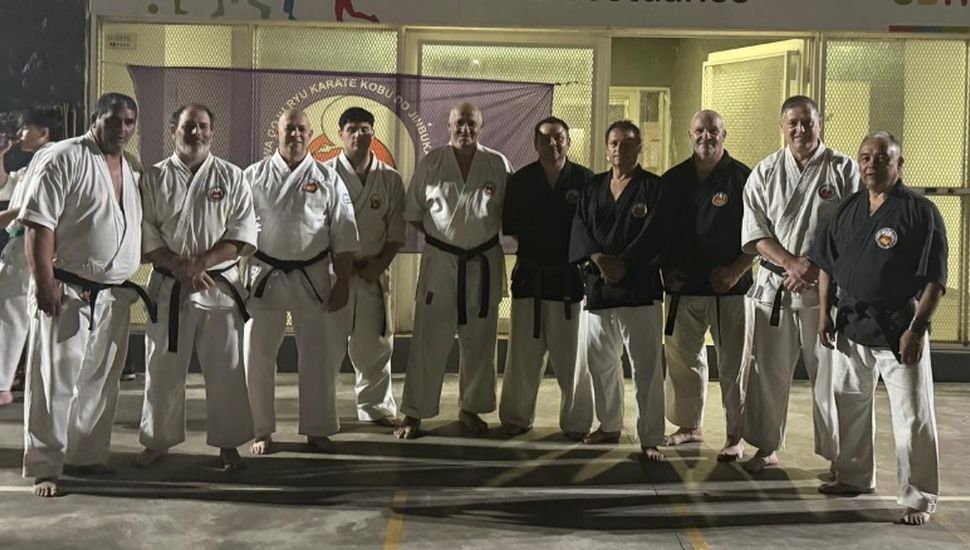 Encuentro de escuelas de karate en Pergamino