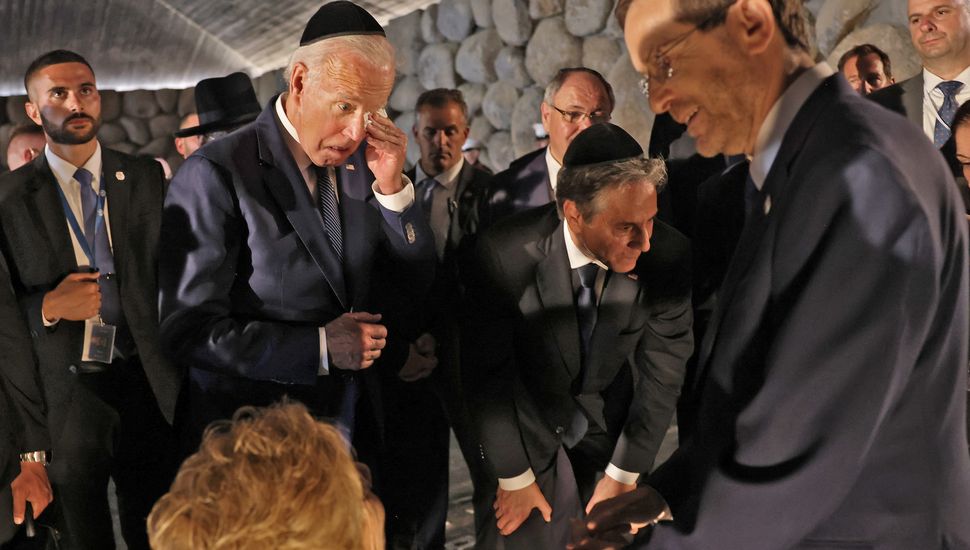 Biden en Isarael: comenzó su primera gira por Medio Oriente