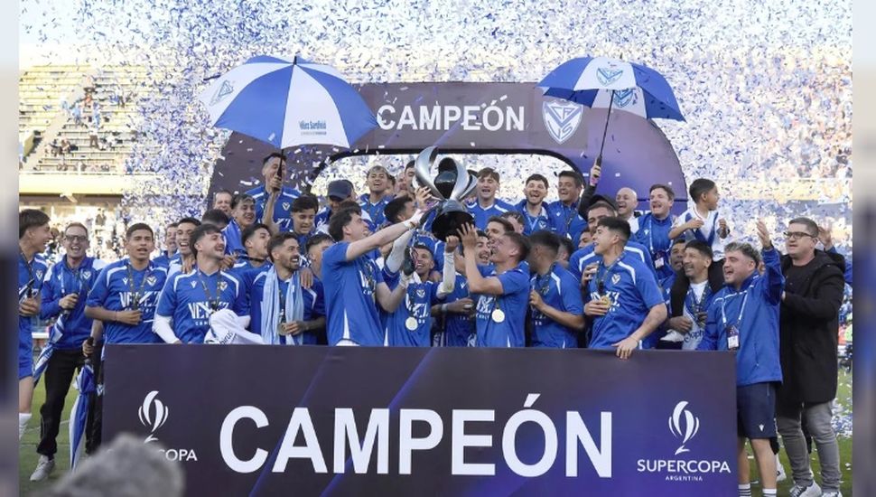 Vélez se consagró campeón de la Supercopa Argentina