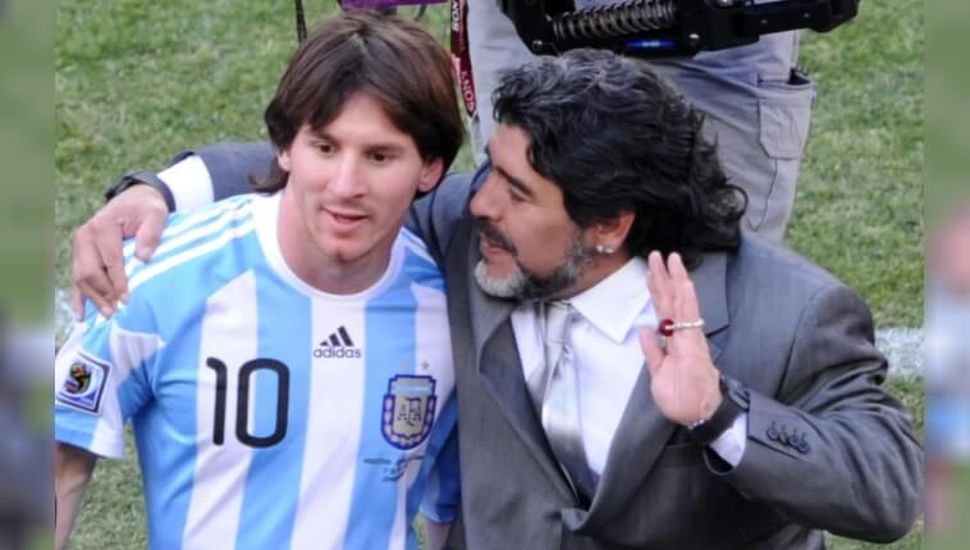 El emotivo mensaje que le dedicó Messi a Maradona