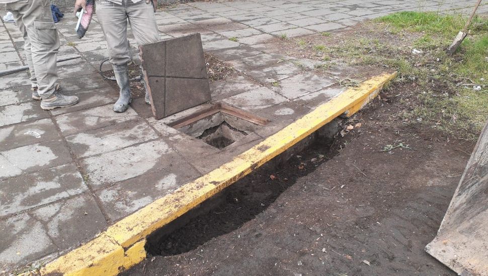 Se están realizando importantes trabajos de obras sanitarias en los barrios de Pergamino