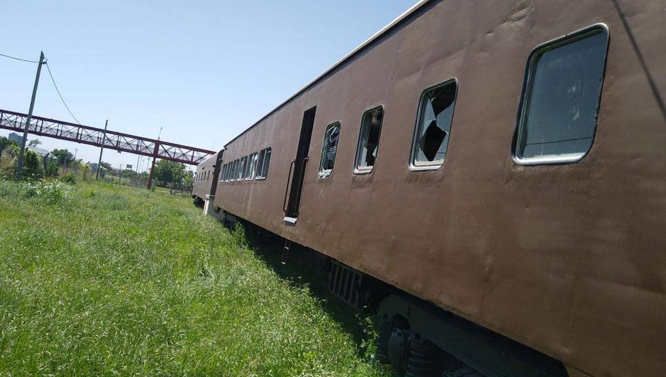 Menores involucrados en actos de vandalismo en los vagones gastronómicos de Pergamino
