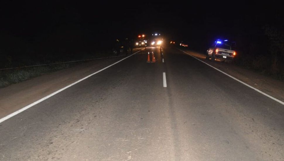 Siniestro vial fatal en la Ruta Nacional 8: un ciclista perdió la vida tras ser embestido por una pick up