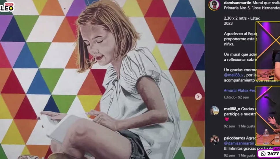 Damián San Martín: el muralismo como testimonio de compromiso