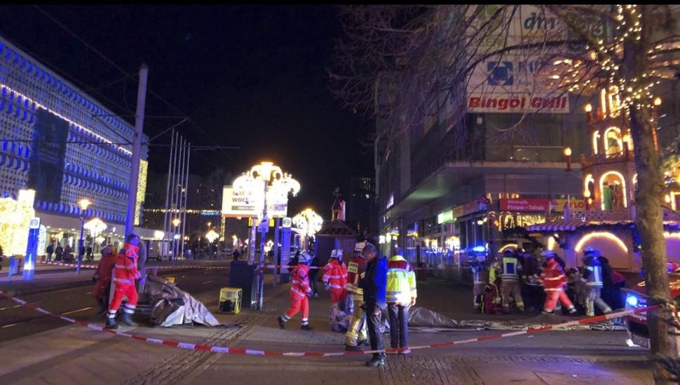 Horror en Alemania: al menos 11 muertos y más de 60 heridos en un mercado navideño