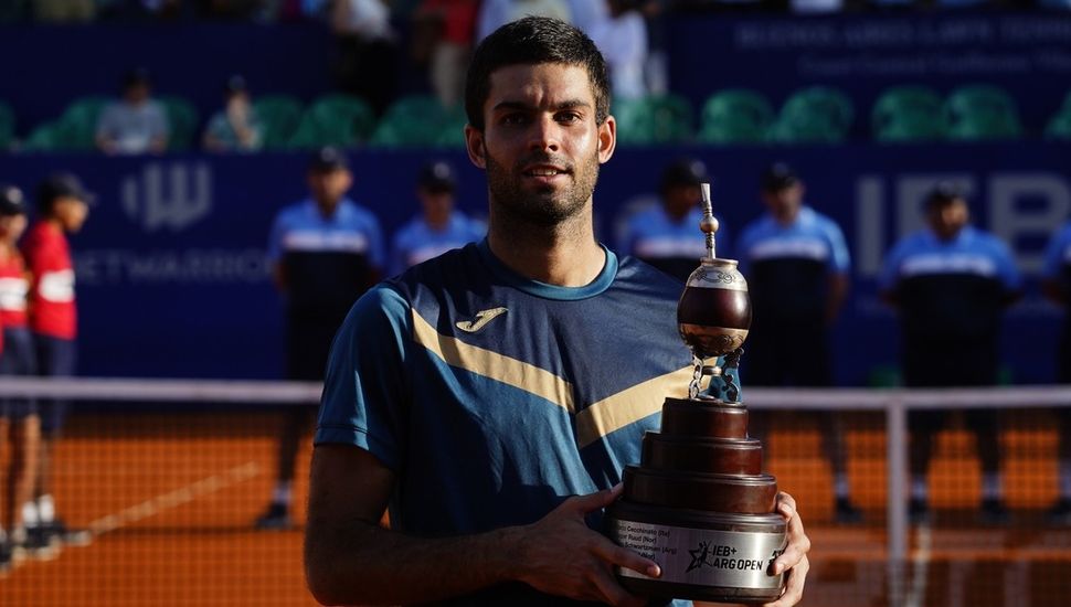 Facundo Díaz Acosta salió campeón del Argentina Open