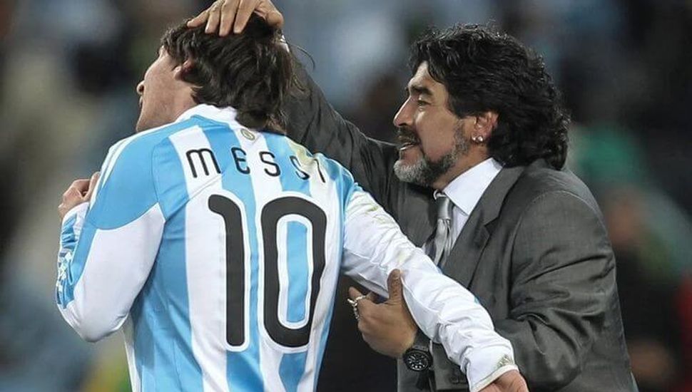 El emotivo homenaje de Messi a Maradona