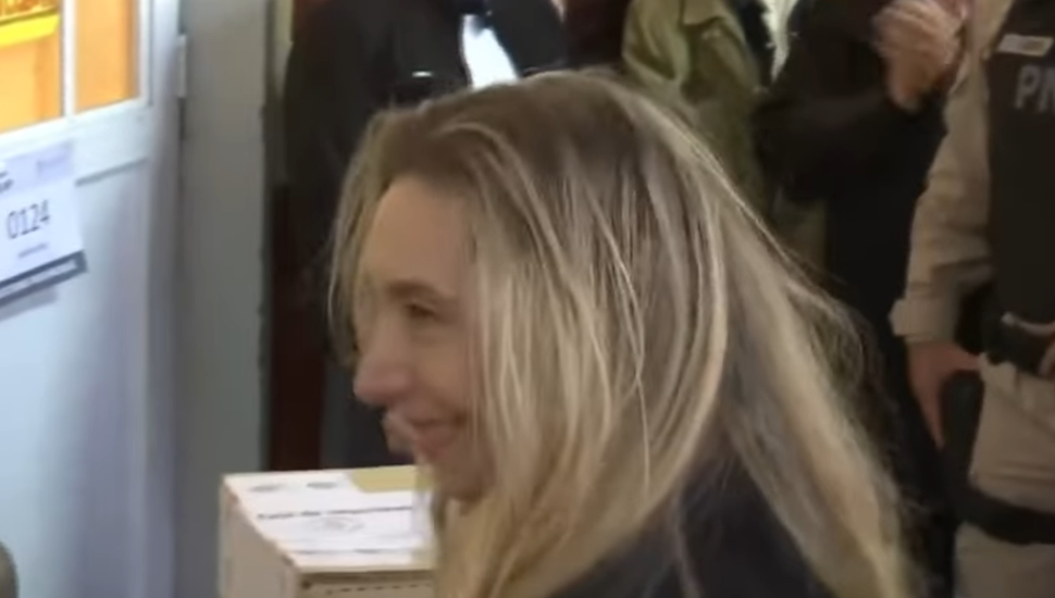 Karina Milei: "La gente tiene que venir a votar"