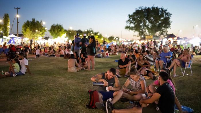 Miles de pergaminenses despidieron el año en el Parque Belgrano