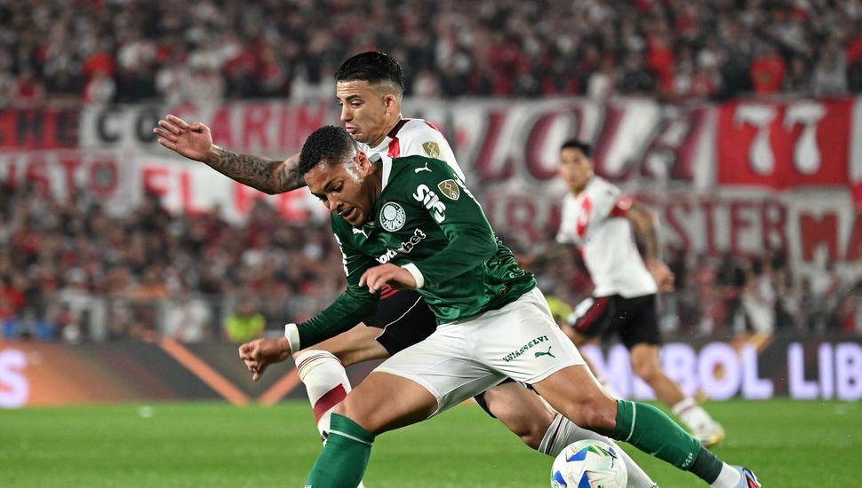 River perdió con Palmeiras en la ida de los cuartos de final