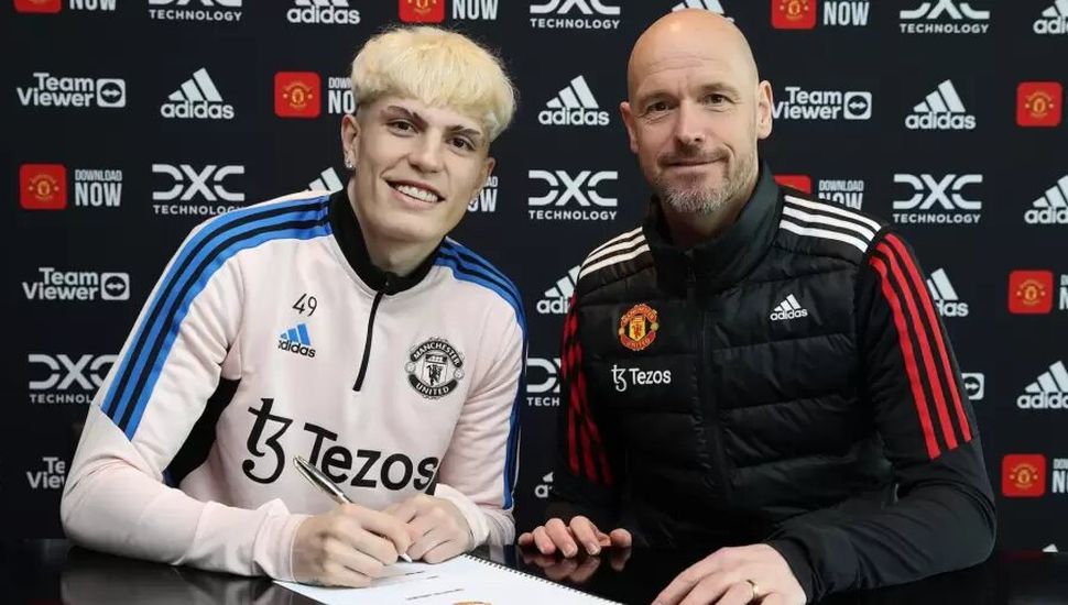 Alejandro Garnacho renovó su contrato con Manchester United pero se quedó sin Mundial