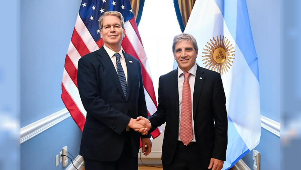 El secretario del Tesoro de EE.UU. celebró la llegada de Luis Caputo