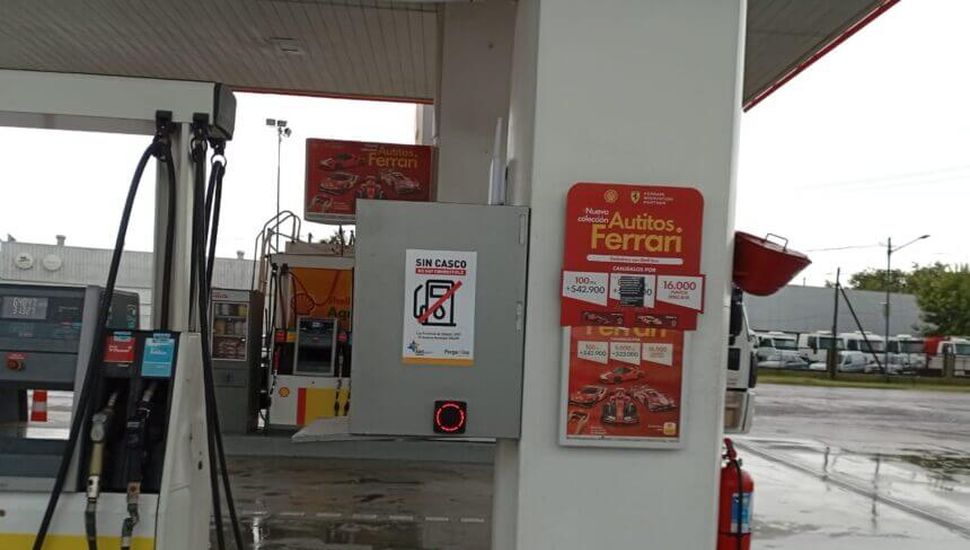 La Municipalidad de Pergamino refuerza la campaña “Sin casco no hay combustible”