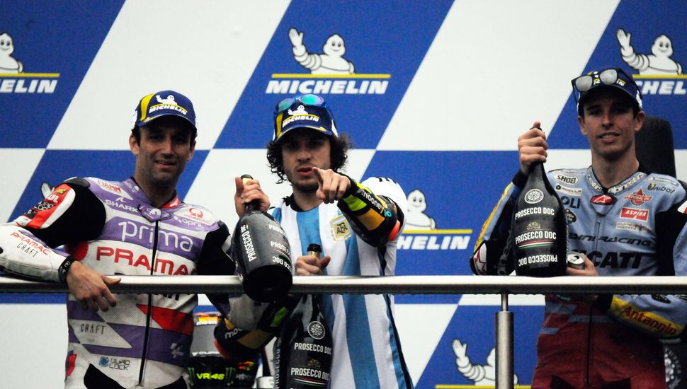 El italiano Marco Bezzecchi obtuvo el Moto GP de Argentina