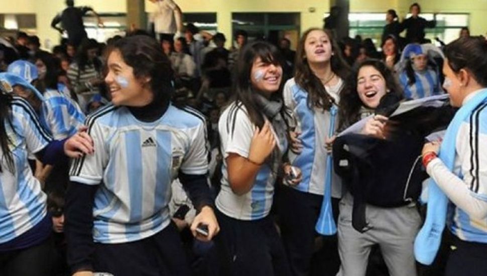 Los partidos de la Selección Argentina se podrán ver en todas las escuelas del país