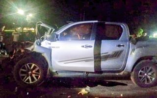 Pergamino: violento choque en la Ruta 8 con un herido grave