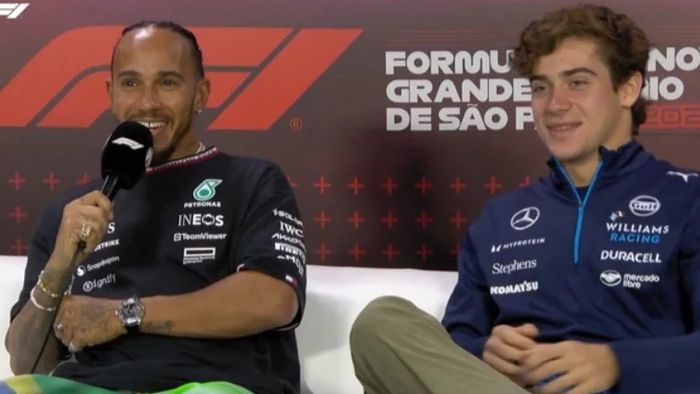 El elogio de Lewis Hamilton a Colapinto