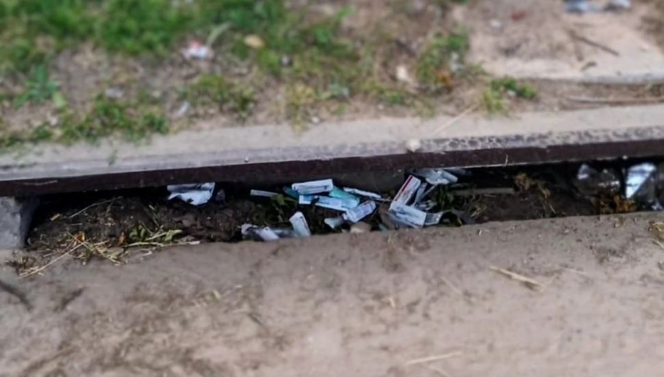 Preocupación en Salto por la presencia de residuos patógenos en la vía pública