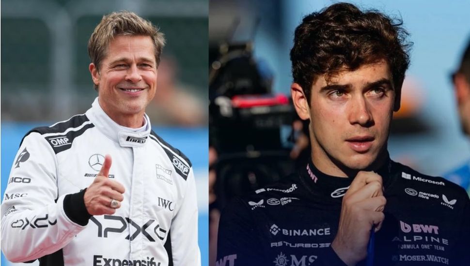 Los elogios de Brad Pitt a Franco Colapinto