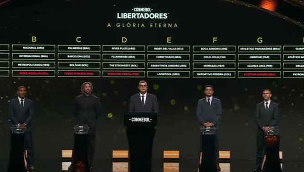 Se sorteó la fase de grupos de la Copa Libertadores