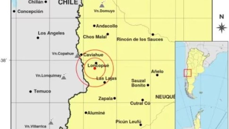 Neuquén: se registró un fuerte sismo de 6,5 grados en la escala de Richter