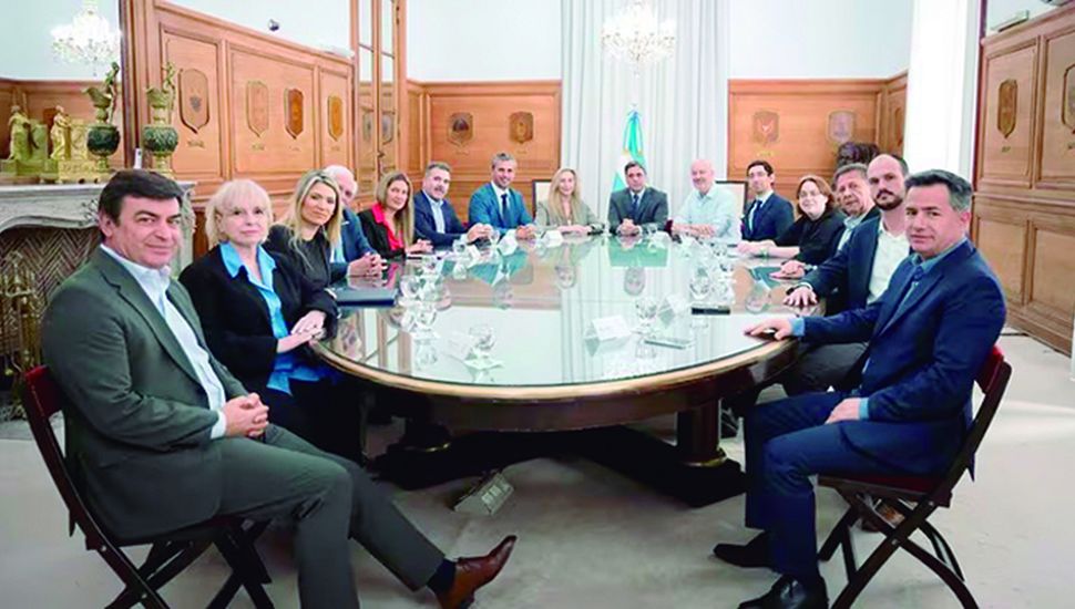 Karina Milei reunió a los diputados dialoguistas en Casa de Gobierno