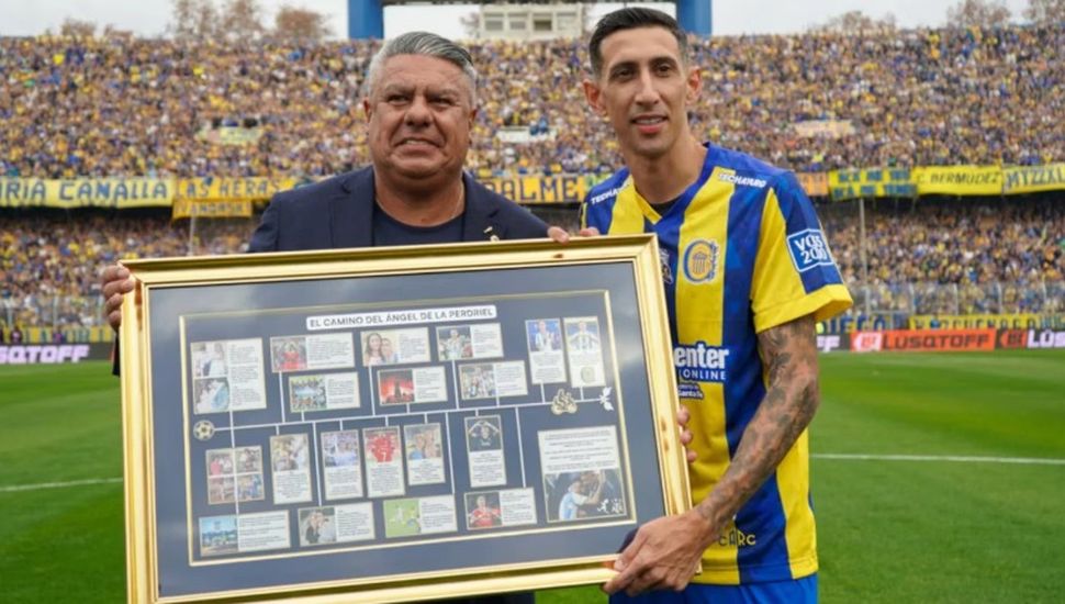 Tapia felicitó a Rosario Central en medio de la polémica por el título