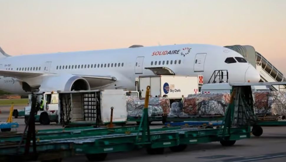 Argentina envió un cargamento de ayuda humanitaria para la Franja de Gaza