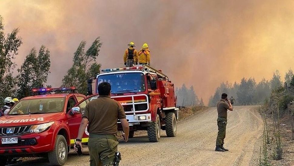 Los incendios forestales en Chile ya arrasaron más de 45 mil hectáreas