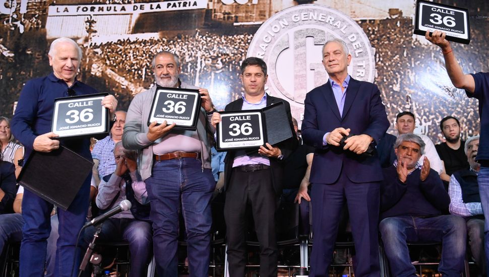 El gobernador Kicillof con la CGT: “En las próximas elecciones se ponen en juego los puestos de trabajo y los salarios”