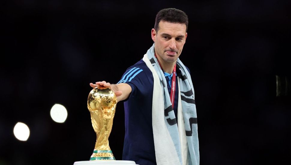 Scaloni recordó el primer aniversario de Qatar 2022